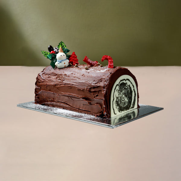 [EARLY BIRD SPECIAL 15% OFF] Rich Chocolate Truffle Log (15cm/30cm)