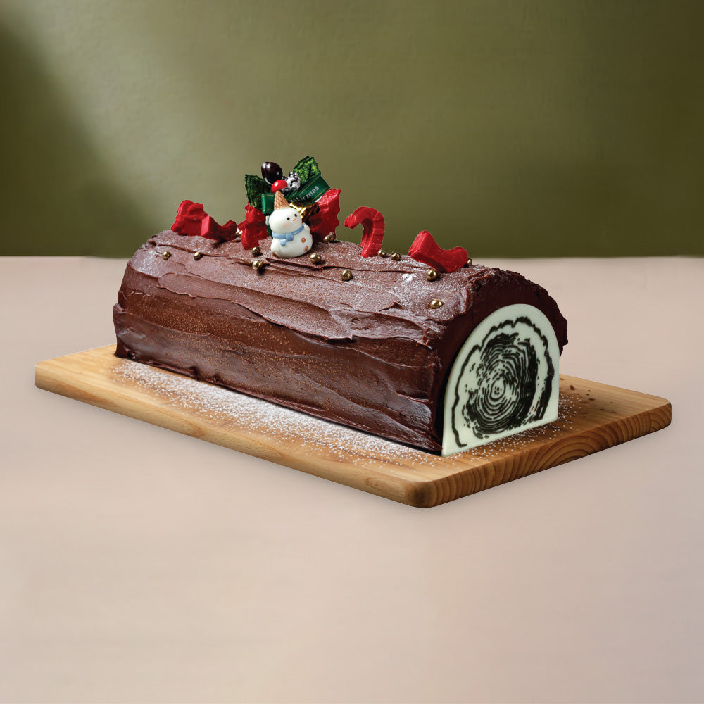 [EARLY BIRD SPECIAL 15% OFF] Rich Chocolate Truffle Log (15cm/30cm)