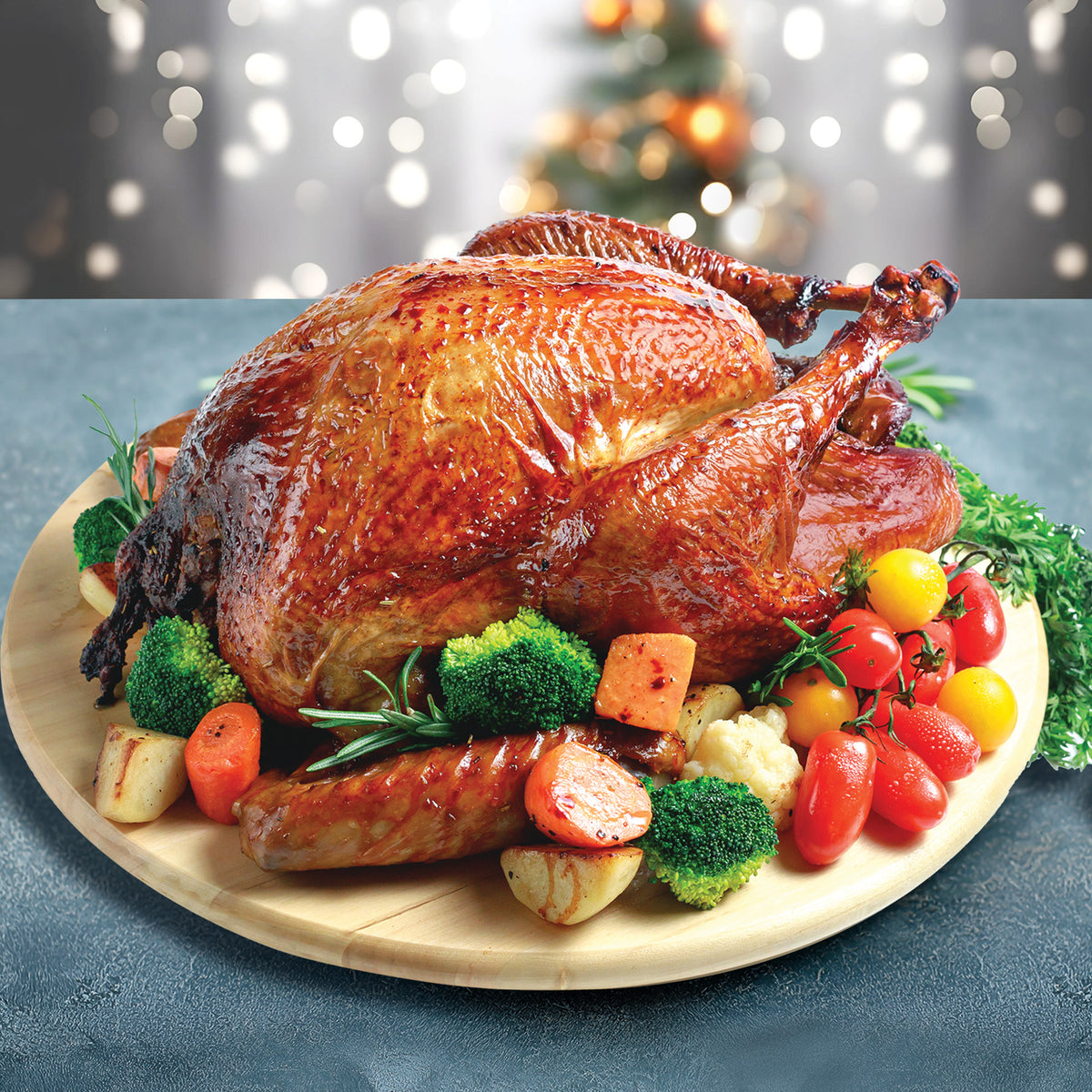 Roasted Turkey with Chestnut Stuffing