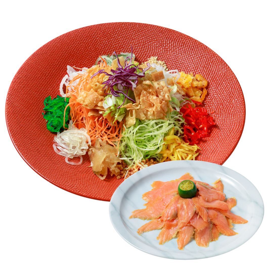 Smoked Salmon / Abalone Yusheng (8 - 10 Pax)